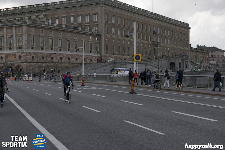 Bild från Velothon Stockholm 2015 - Slottet