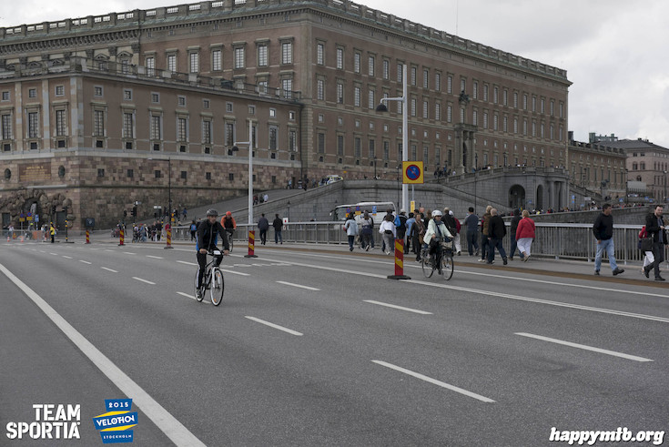 Bild från Velothon Stockholm 2015 - Slottet