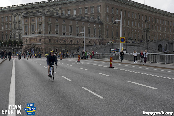 Bild från Velothon Stockholm 2015 - Slottet