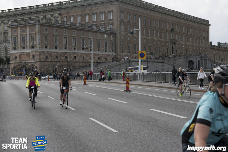 Bild från Velothon Stockholm 2015 - Slottet