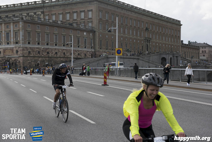 Bild från Velothon Stockholm 2015 - Slottet