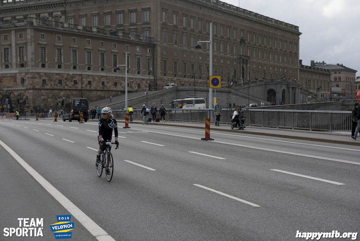Bild från Velothon Stockholm 2015 - Slottet