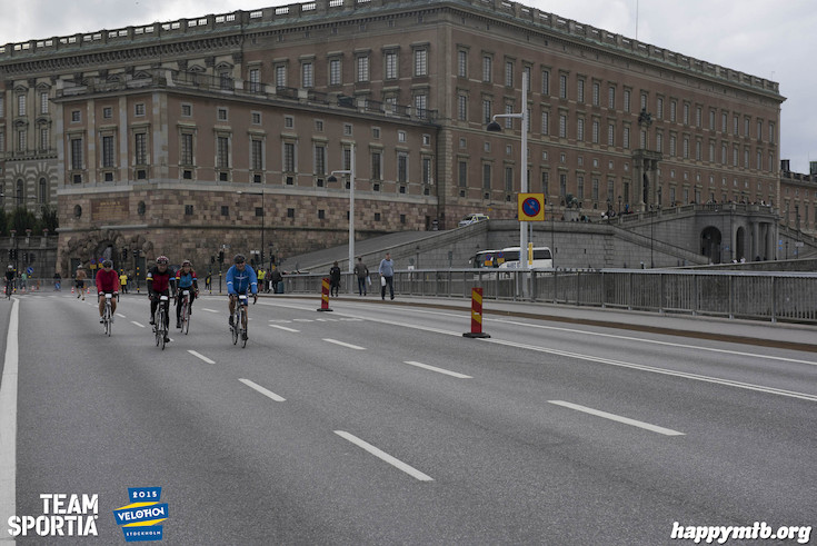 Bild från Velothon Stockholm 2015 - Slottet