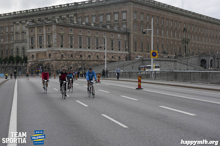 Bild från Velothon Stockholm 2015 - Slottet