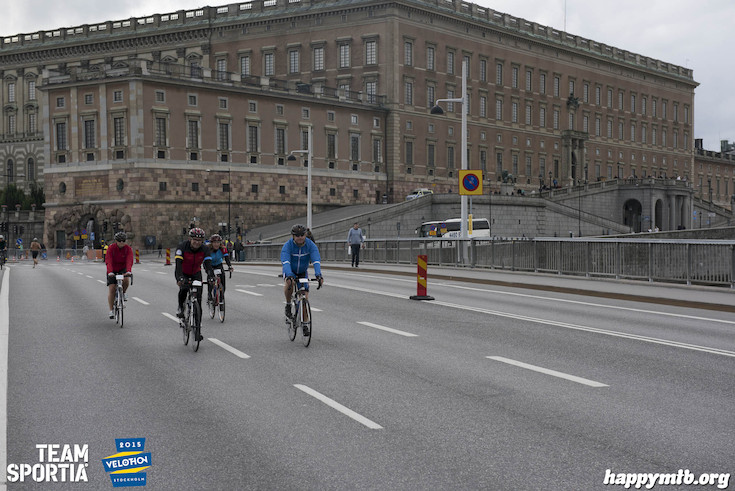 Bild från Velothon Stockholm 2015 - Slottet