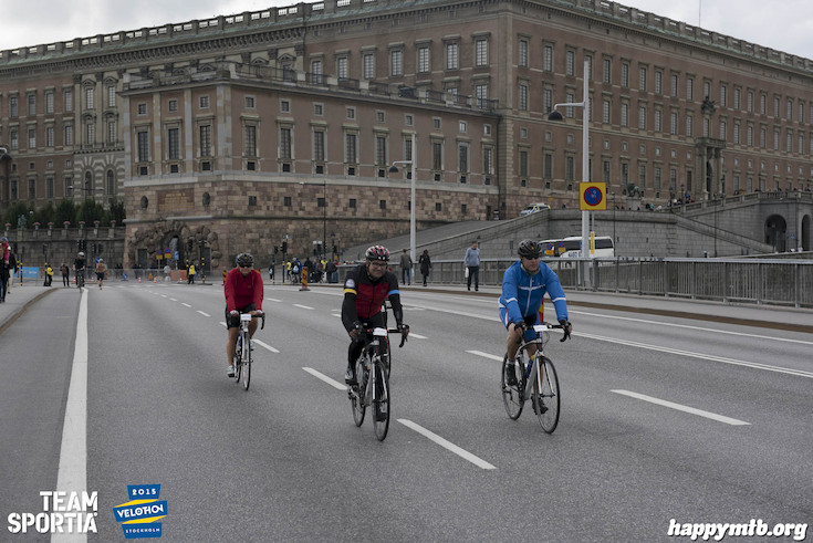 Bild från Velothon Stockholm 2015 - Slottet