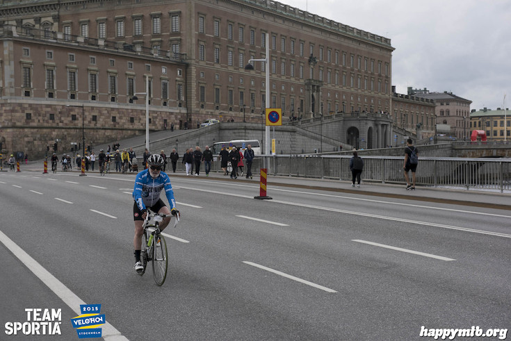Bild från Velothon Stockholm 2015 - Slottet