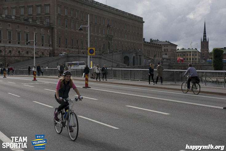 Bild från Velothon Stockholm 2015 - Slottet