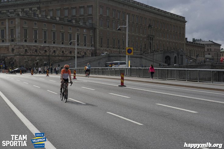 Bild från Velothon Stockholm 2015 - Slottet