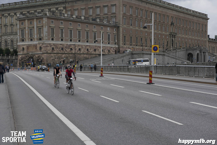 Bild från Velothon Stockholm 2015 - Slottet