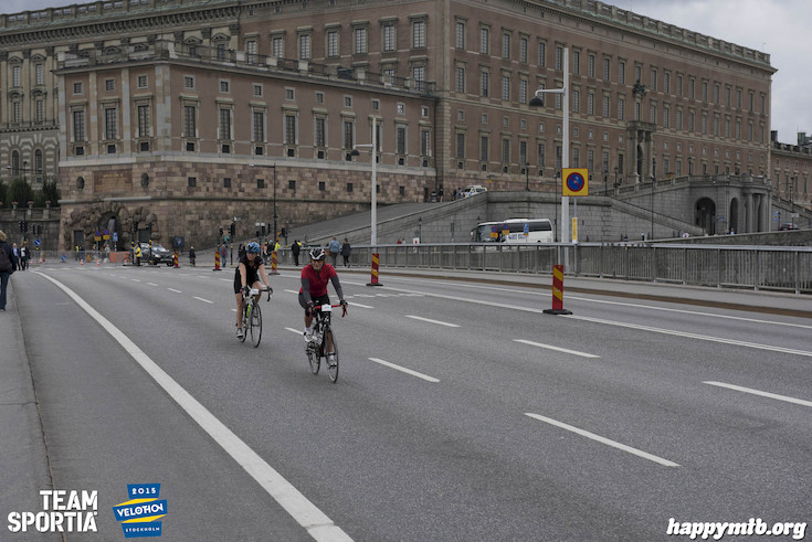 Bild från Velothon Stockholm 2015 - Slottet
