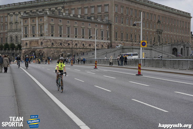 Bild från Velothon Stockholm 2015 - Slottet