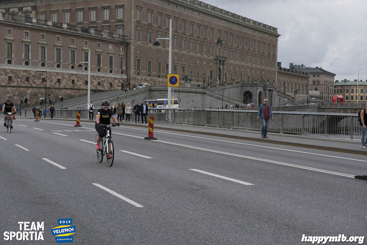 Bild från Velothon Stockholm 2015 - Slottet
