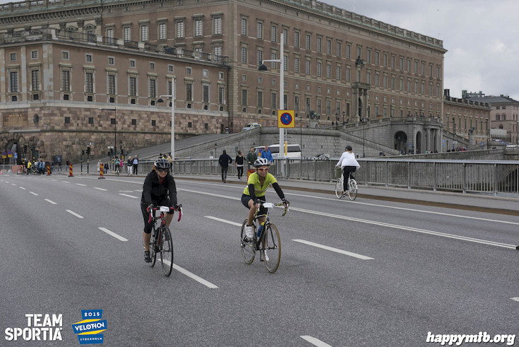 Bild från Velothon Stockholm 2015 - Slottet