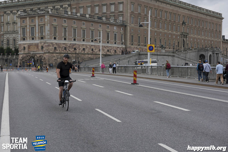 Bild från Velothon Stockholm 2015 - Slottet