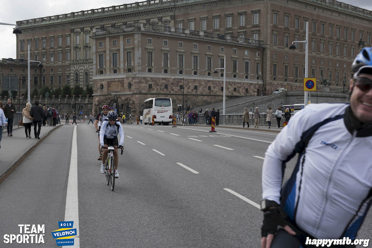 Bild från Velothon Stockholm 2015 - Slottet