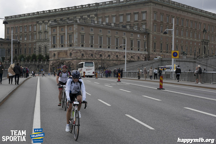 Bild från Velothon Stockholm 2015 - Slottet