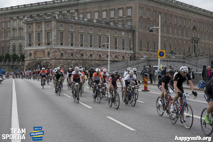 Bild från Velothon Stockholm 2015 - Slottet