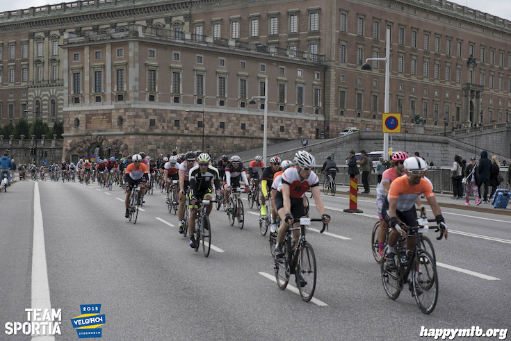 Bild från Velothon Stockholm 2015 - Slottet