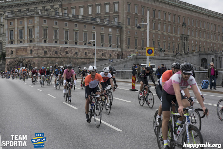 Bild från Velothon Stockholm 2015 - Slottet