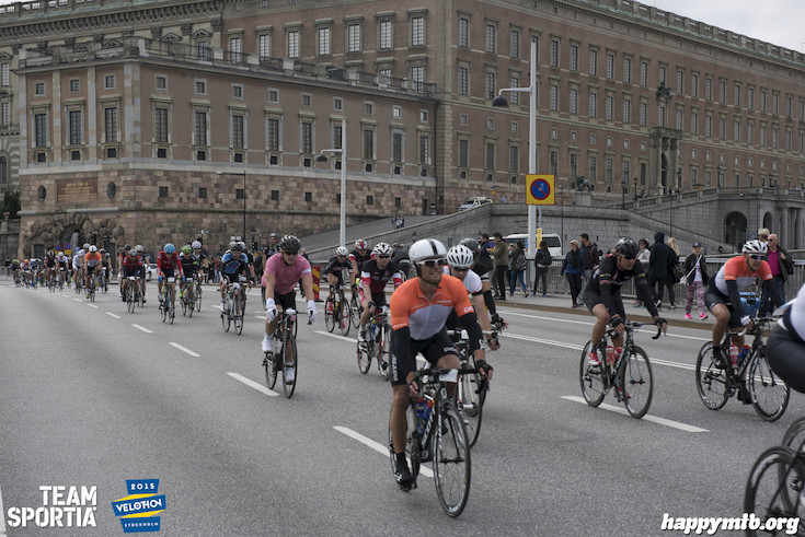 Bild från Velothon Stockholm 2015 - Slottet
