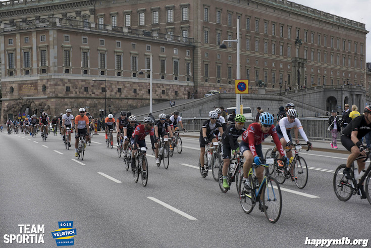 Bild från Velothon Stockholm 2015 - Slottet