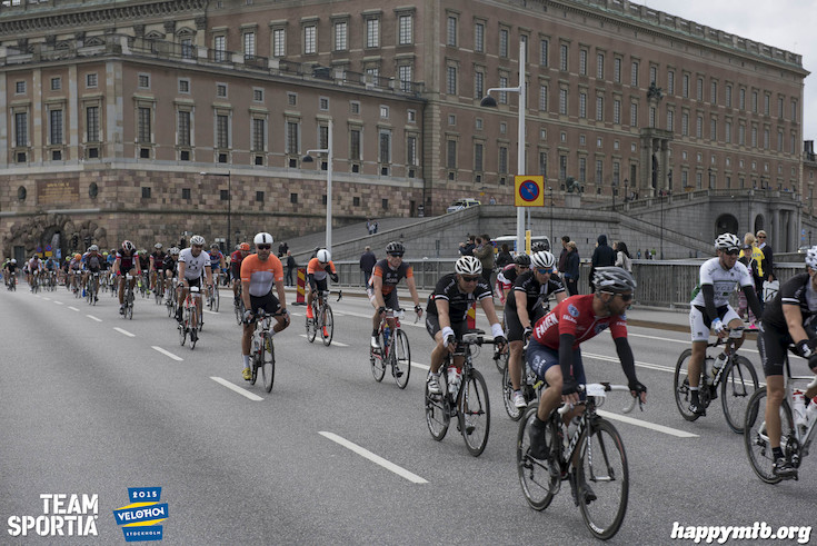 Bild från Velothon Stockholm 2015 - Slottet