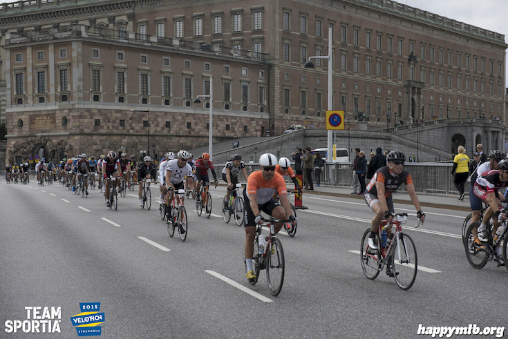 Bild från Velothon Stockholm 2015 - Slottet