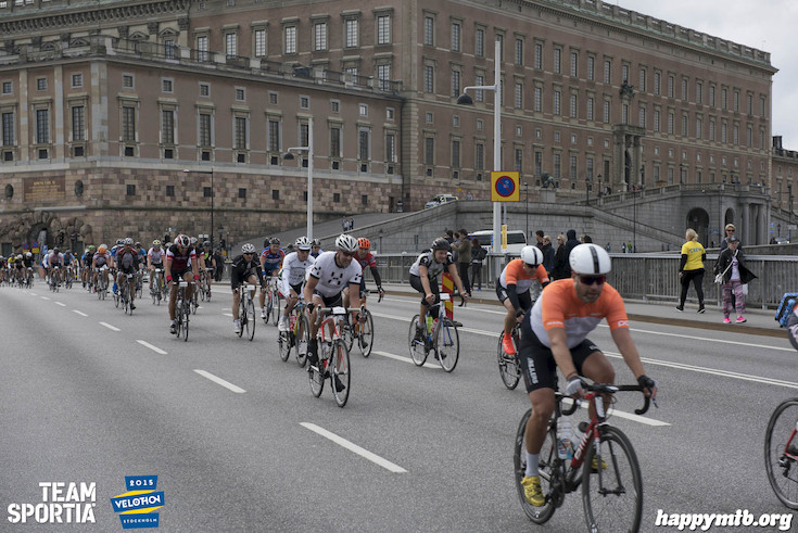 Bild från Velothon Stockholm 2015 - Slottet