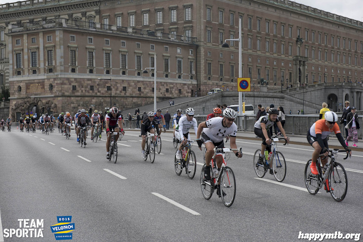 Bild från Velothon Stockholm 2015 - Slottet