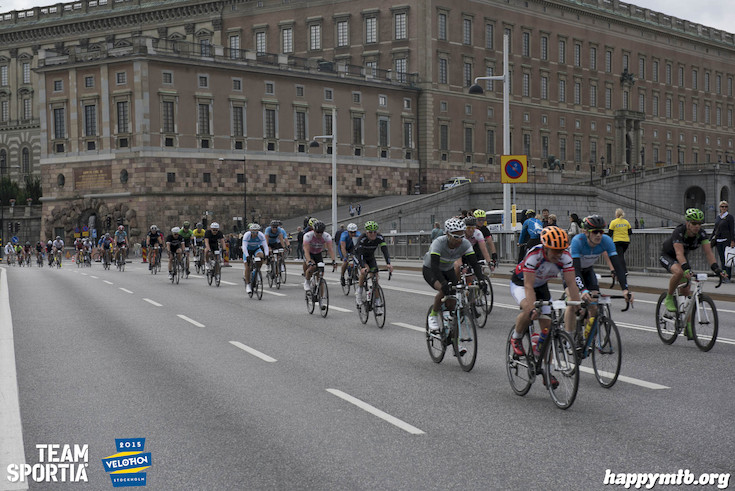Bild från Velothon Stockholm 2015 - Slottet