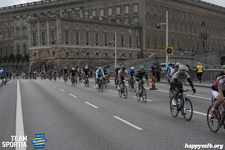 Bild från Velothon Stockholm 2015 - Slottet