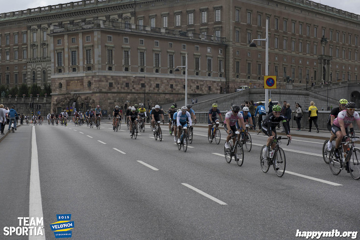 Bild från Velothon Stockholm 2015 - Slottet
