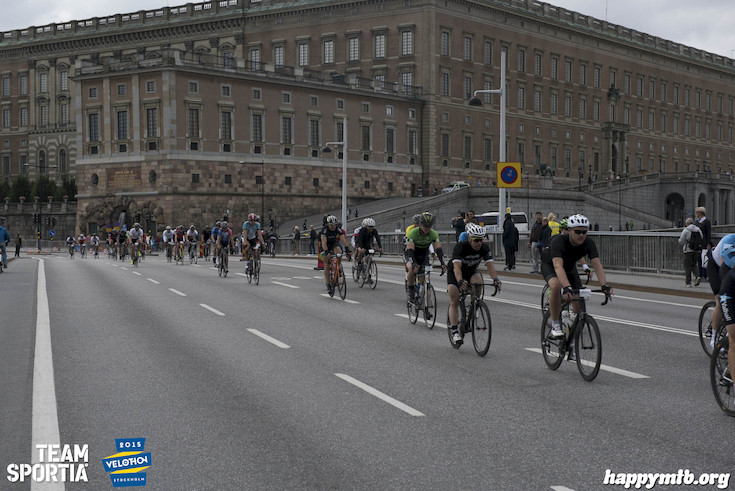 Bild från Velothon Stockholm 2015 - Slottet