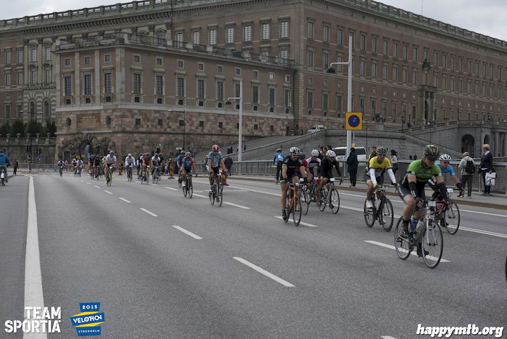 Bild från Velothon Stockholm 2015 - Slottet