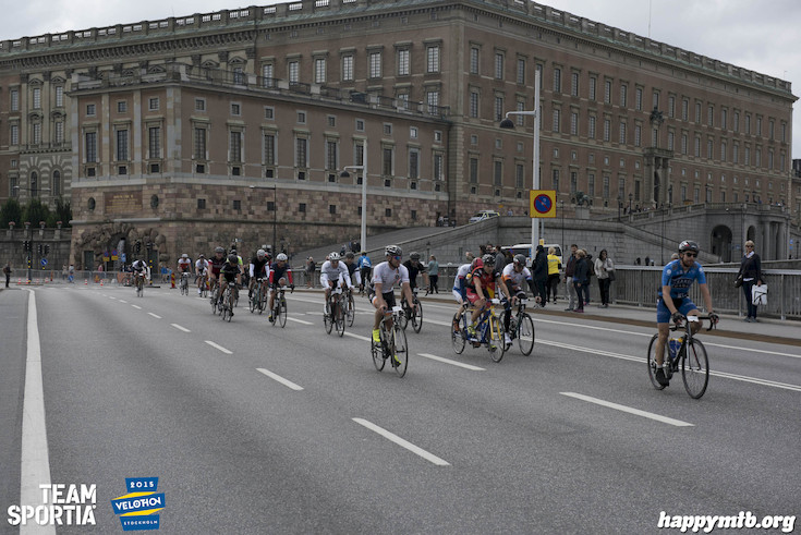 Bild från Velothon Stockholm 2015 - Slottet