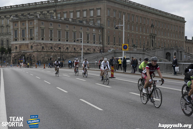 Bild från Velothon Stockholm 2015 - Slottet
