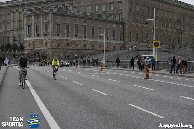 Bild från Velothon Stockholm 2015 - Slottet