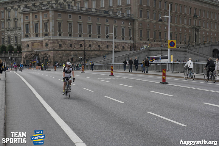 Bild från Velothon Stockholm 2015 - Slottet