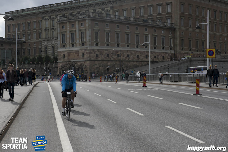 Bild från Velothon Stockholm 2015 - Slottet