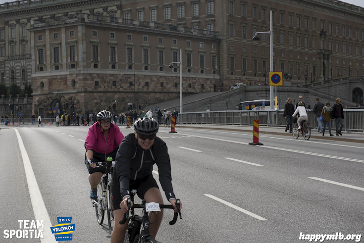 Bild från Velothon Stockholm 2015 - Slottet