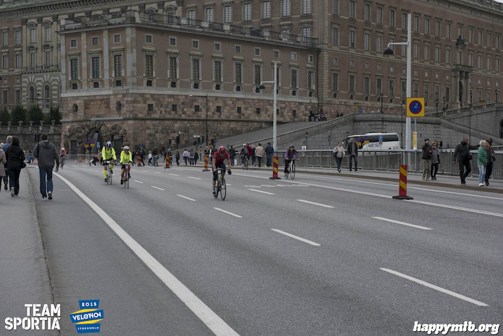 Bild från Velothon Stockholm 2015 - Slottet