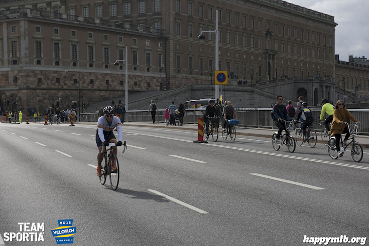 Bild från Velothon Stockholm 2015 - Slottet