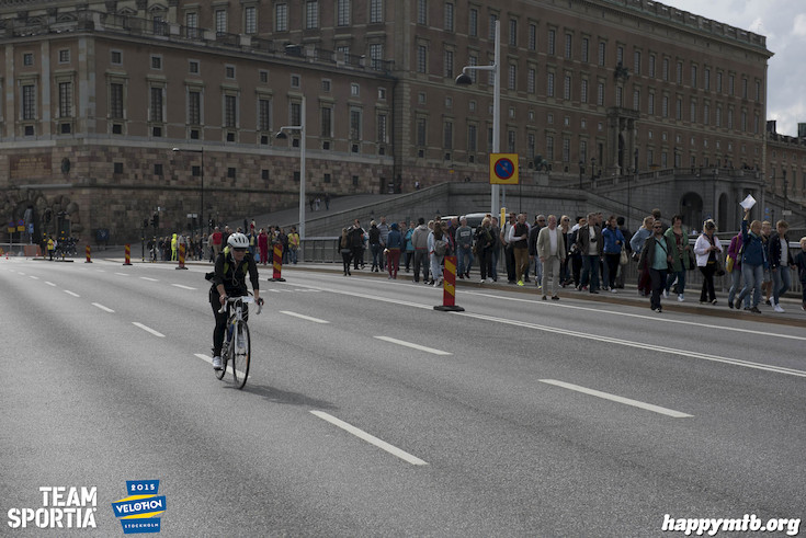Bild från Velothon Stockholm 2015 - Slottet