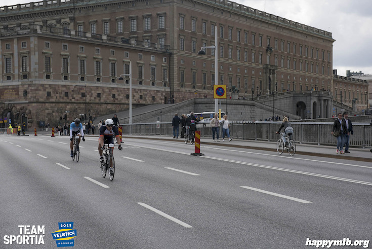 Bild från Velothon Stockholm 2015 - Slottet