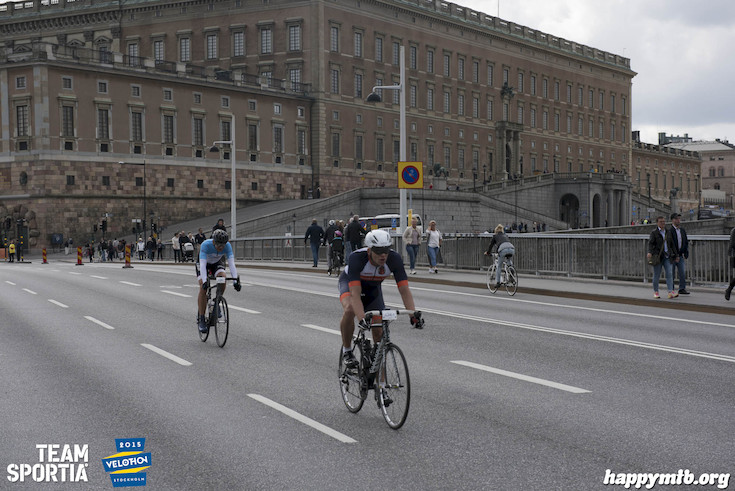 Bild från Velothon Stockholm 2015 - Slottet