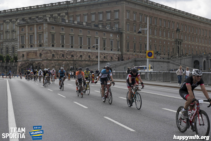 Bild från Velothon Stockholm 2015 - Slottet