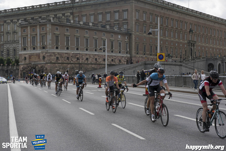 Bild från Velothon Stockholm 2015 - Slottet