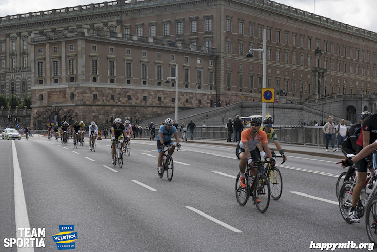 Bild från Velothon Stockholm 2015 - Slottet