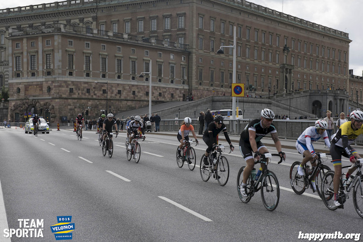 Bild från Velothon Stockholm 2015 - Slottet